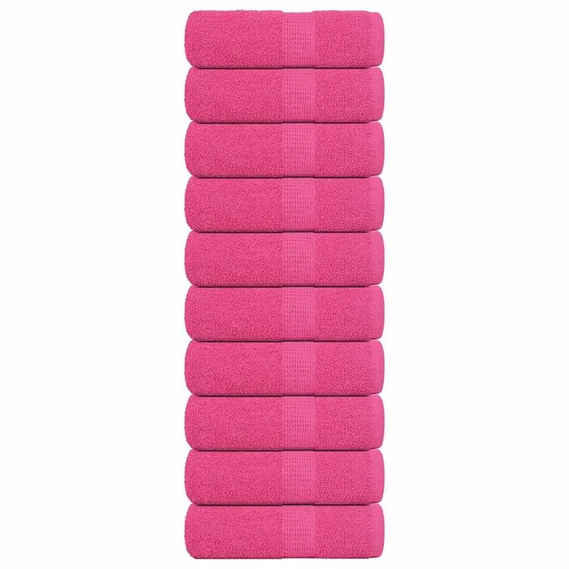 Gästetücher FROGN 10 Stk. Rosa 30x50 cm 360 g/m²