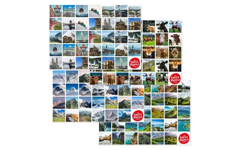 Trendform Papiertischset Swiss Memo 4 Sujets à 6 Blatt