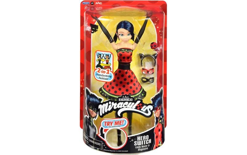 BANDAI Puppe Miraculous: Ladybug Verwandlung 26 cm