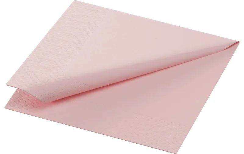 Duni Papierservietten Tissue 24 cm x 24 cm, 250 pezzi, Rosa