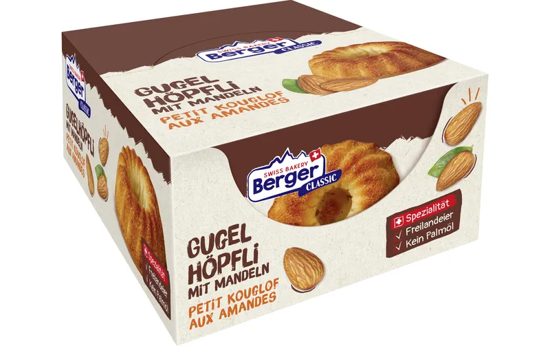 Berger Gugelhöpfli aux Amandes 12 x 45 g