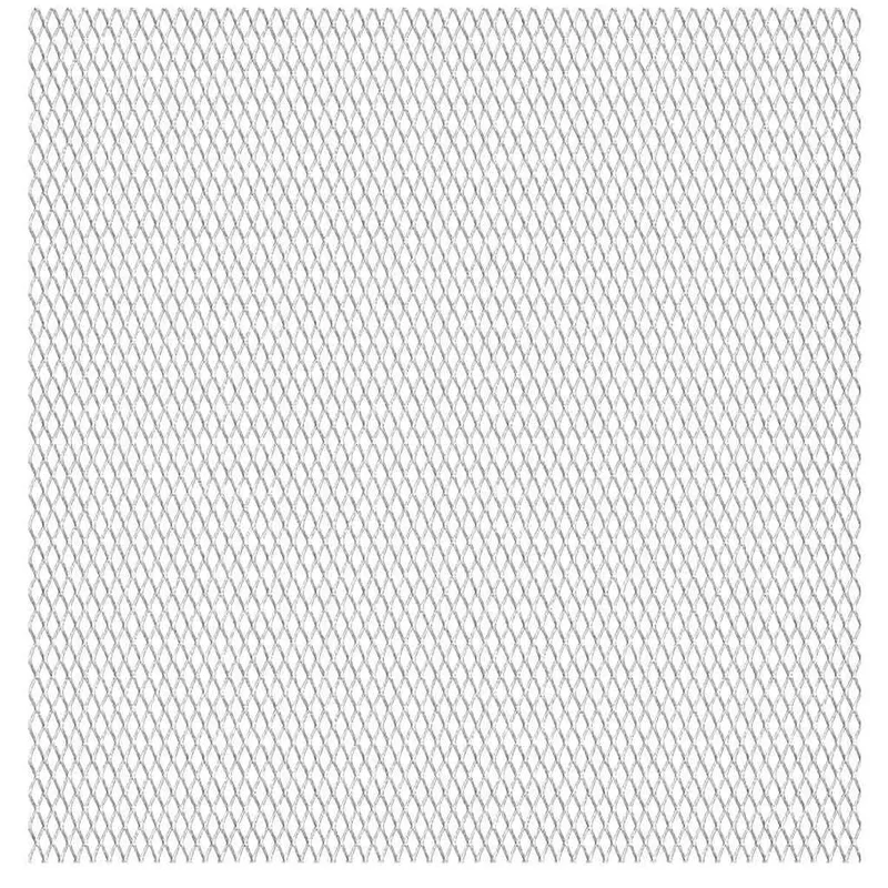 Panneau de grillage de jardin Acier inox 100x85 cm 30x17x2,5 mm
