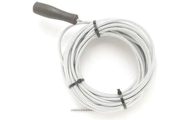 Toolland Rohrreinigungsspirale 403 PVC Metall grey black 10 m
