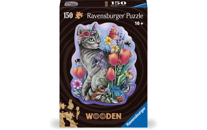 Ravensburger Holz-Puzzle Lovely Cat 150 Teile