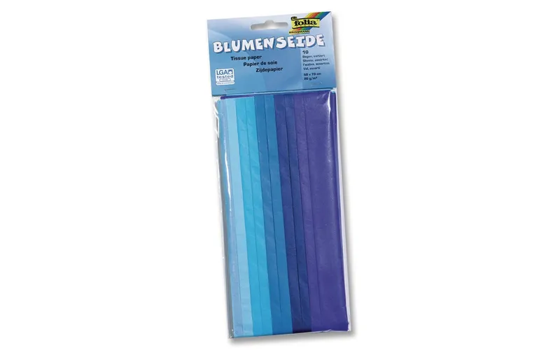 Folia Seidenpapier Ton in Ton Mix blue
