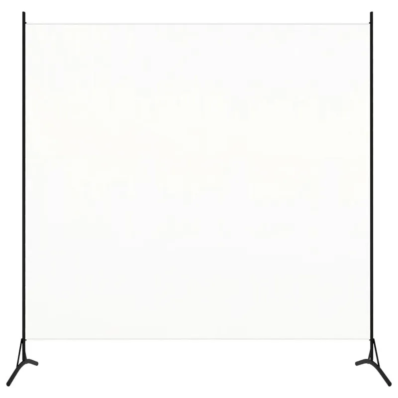 Raumteiler bianco 175x180 cm tessuto