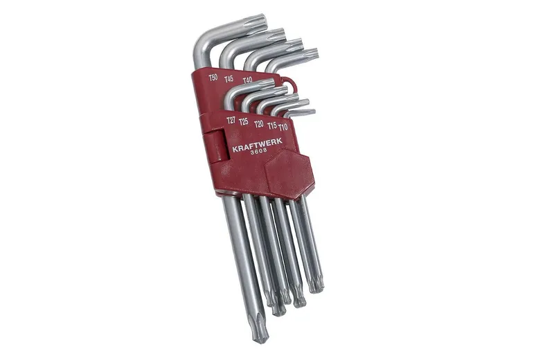 Kraftwerk Winkelschlüssel-Set T10-T50 Torx