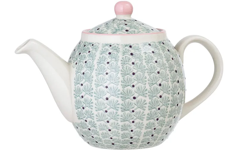 Bloomingville Teekanne Maya 1.2 l, verde/bianco