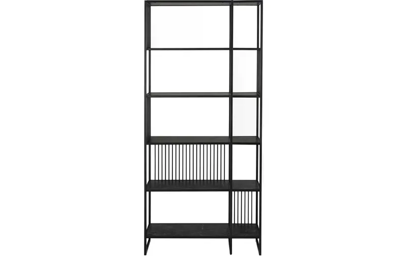 AC Design shelf Strington 85 x 35 x 185 cm, black