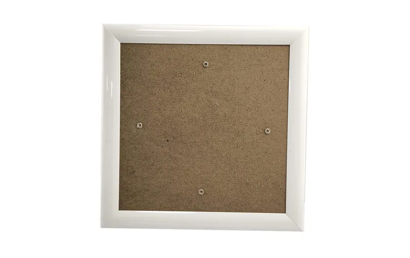 CRAFT Buddy Bastelset Zubehör Crystal Art Frame blanc 21 x 21 cm