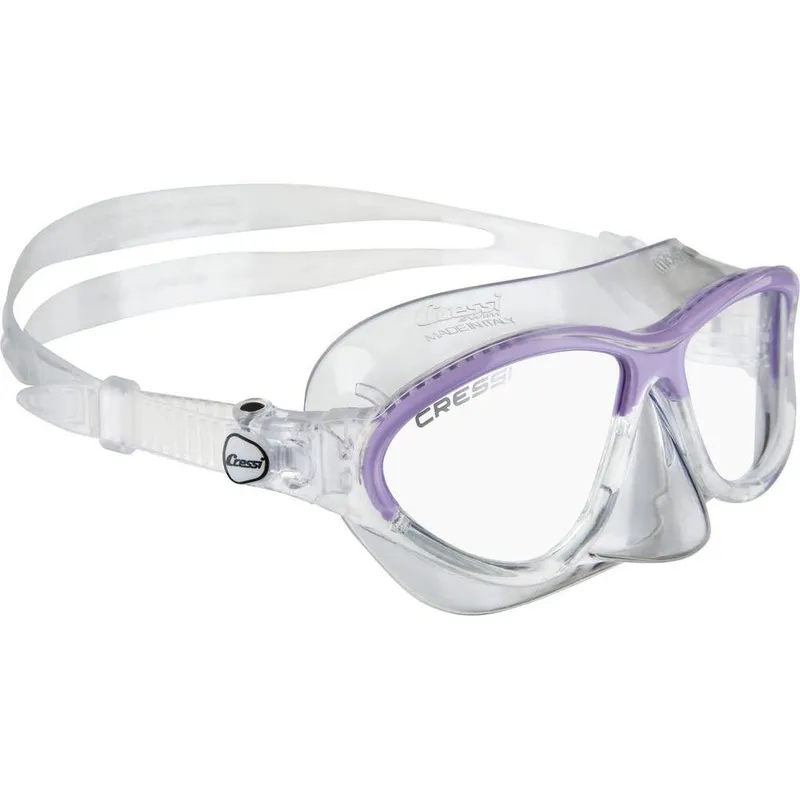 CRESSI Tauchmaske Moon Kinder Klar/Lila