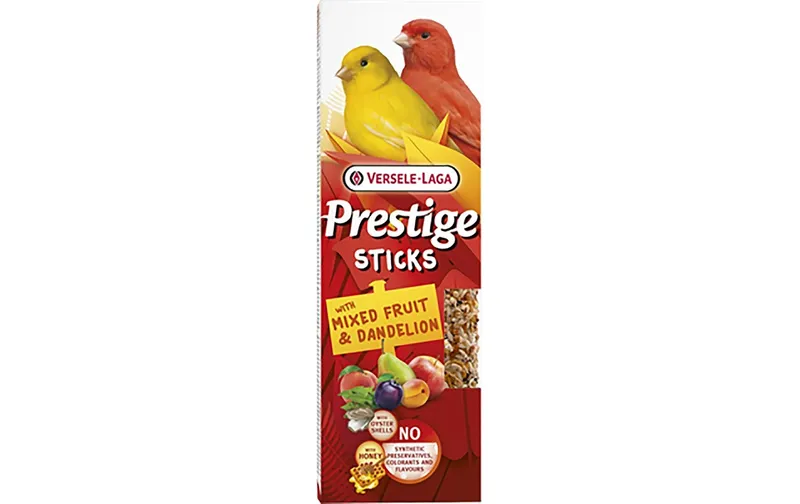 Versele Laga Ziervogelfutter Prestige Sticks Früchte and Löwenzahn 2 pcs