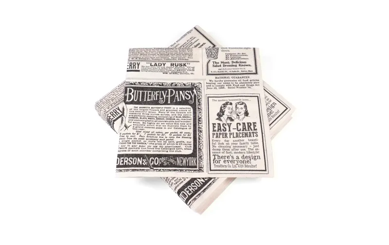 Trendform Papierservietten Newspaper 33 cm x 33 cm, 20 pezzi