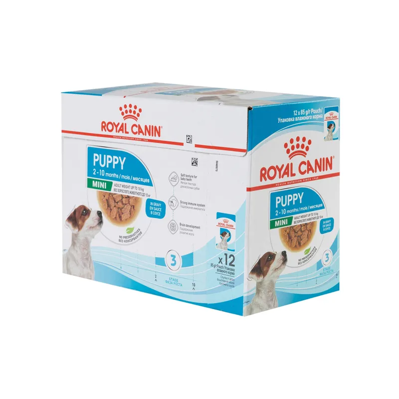 Royal Canin Nassfutter Start of Life Mini Puppy Sauce, 12 x 85 g