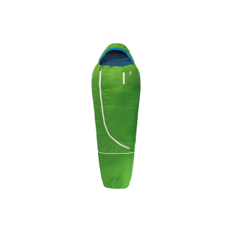 Grüezi Bag Kinderschlafsack Biopod Wolle Kids World Traveller Green