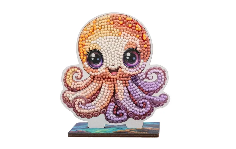 CRAFT Buddy Bastelset Octopus Crystal Art Wildlife Buddies