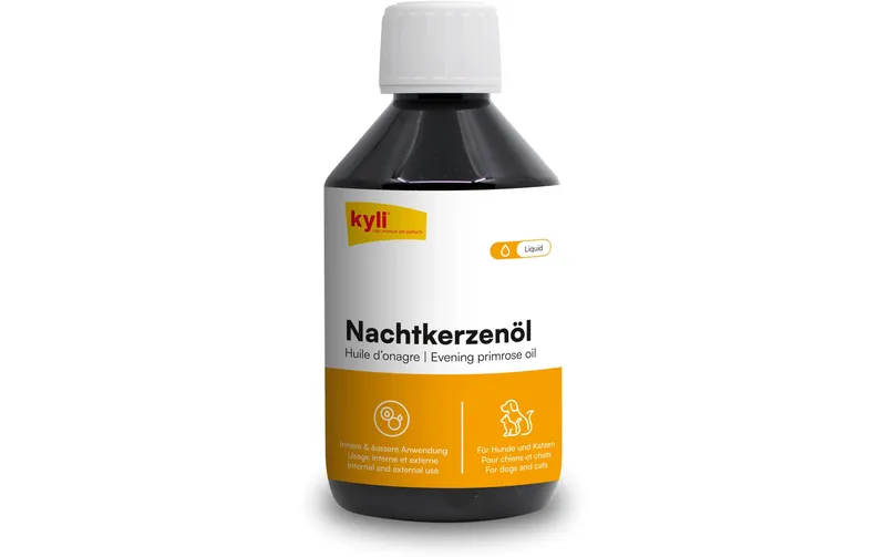 kyli Hunde-Nahrungsergänzung Nachtkerzenöl, 250 ml
