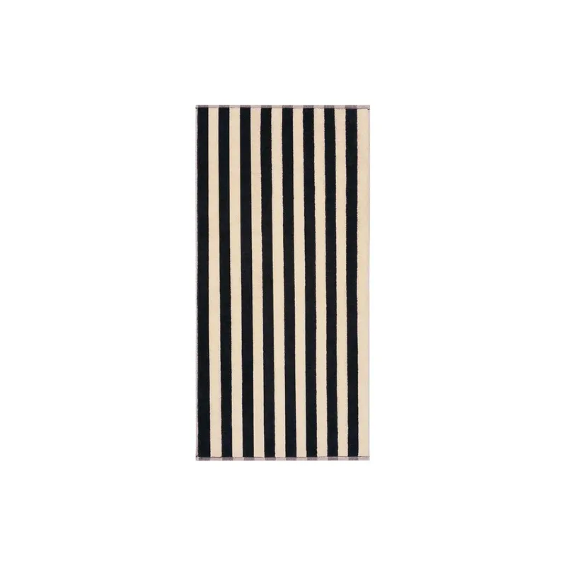 Cawö Duschtuch Bold 70 x 140 cm, noir/Beige