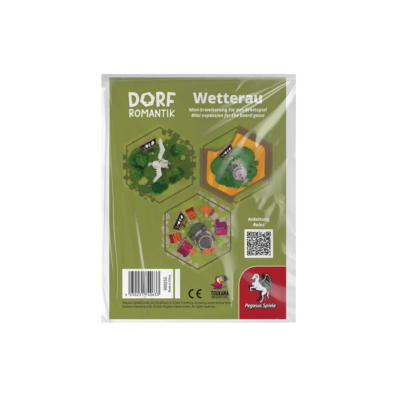 Pegasus Spiele Familienspiel Dorfromantik Wetterau Mini-Erweiterung DE/EN