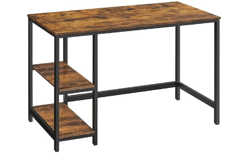Songmics table LWD47X Vintagebraun-black