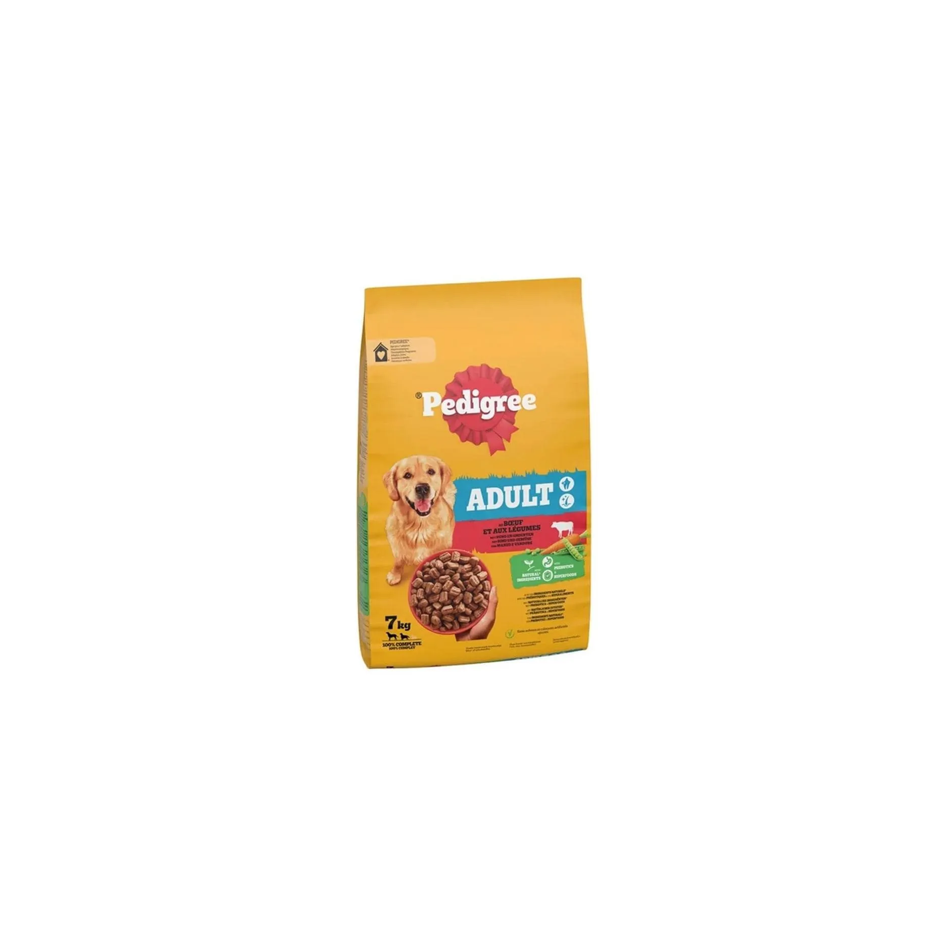 Pedigree Trockenfutter Adult M/L Rind und Gemüse, 7 kg