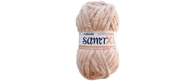 myBoshi Wolle Chenille velvet XL Magnolie, 100 g, 40 m