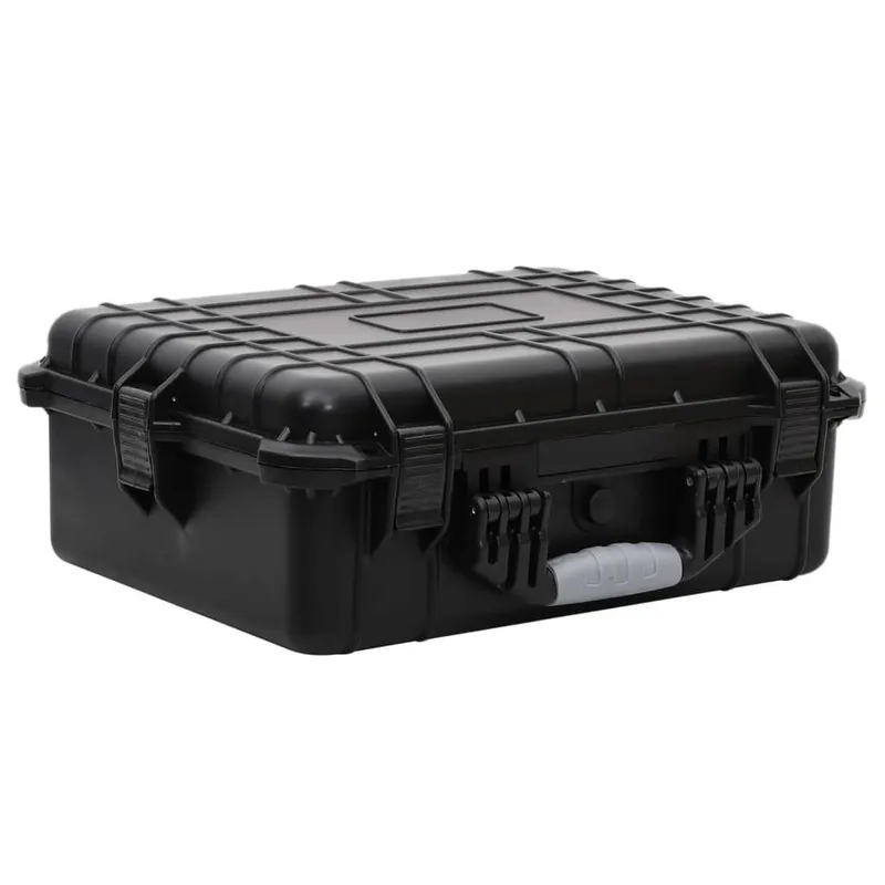 Flugkoffer Tragbar Schwarz 52x40x19 cm PP