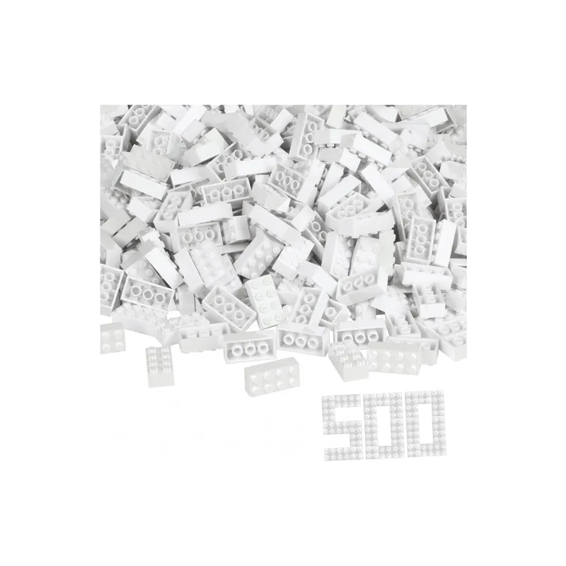 BLOX Bausteine 500 weisse 8er Steine lose