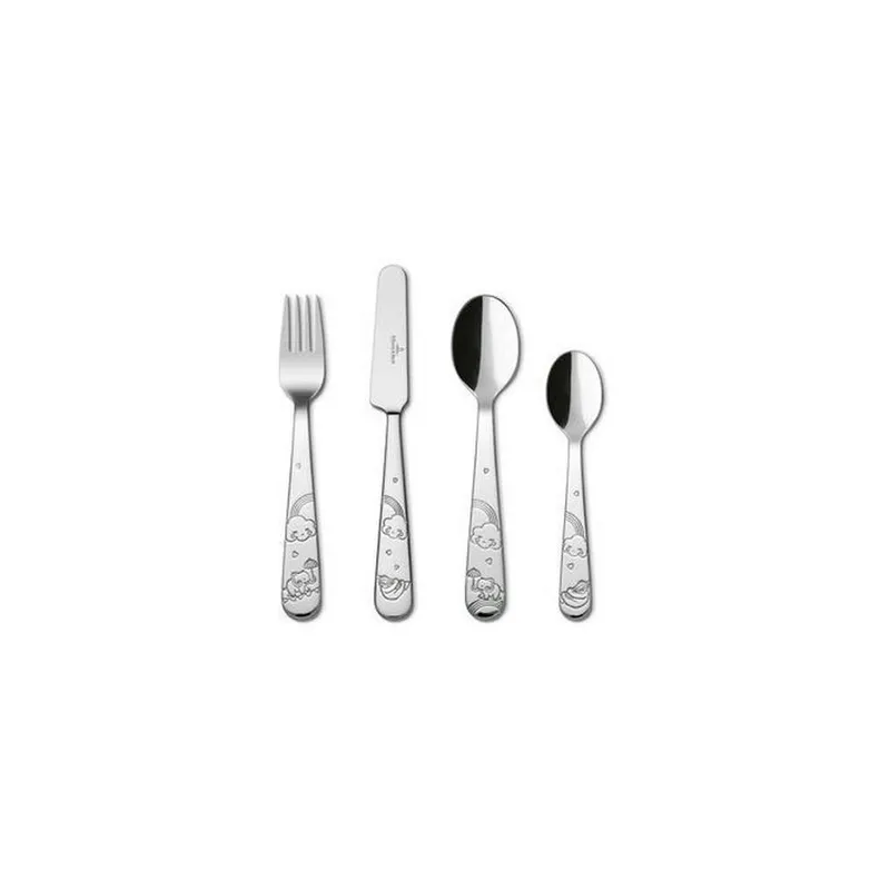 Villeroy & Boch Kinderbesteckset Walk Elephant 4-teilig, Silber