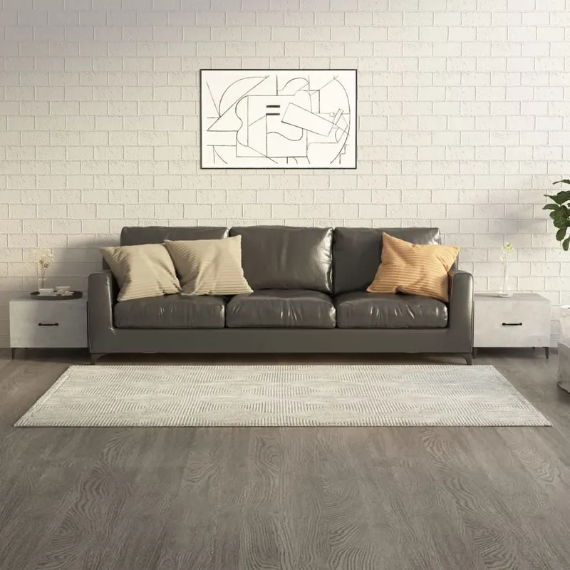 Couchtische with metalbeinen 2 pcs concrete grey 50x50x40 cm