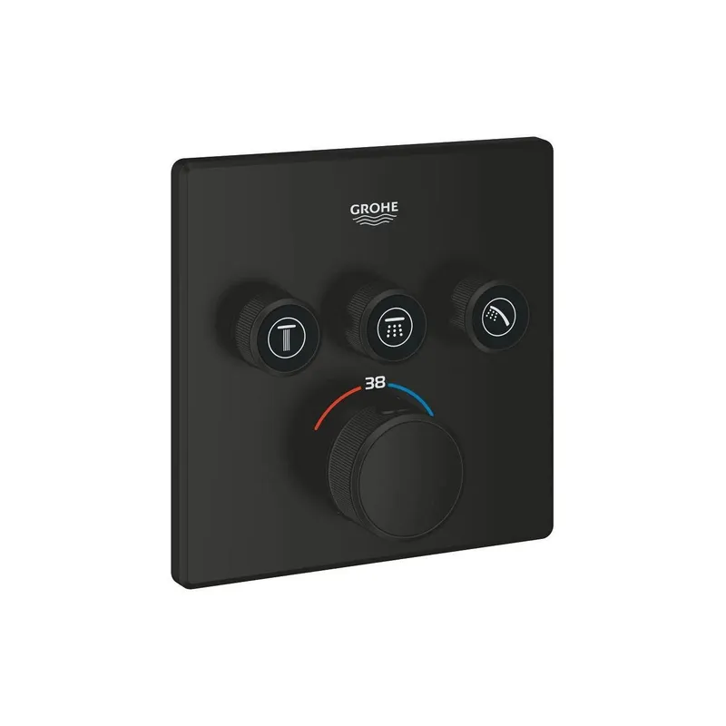 GROHE Grohtherm SmartControl Unterputz, Thermostat, Mattschwarz