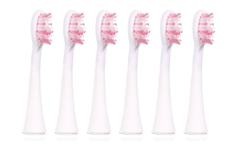 Ailoria Zahnbürstenkopf Shine Bright Extra Clean Weiss, 6 Stück