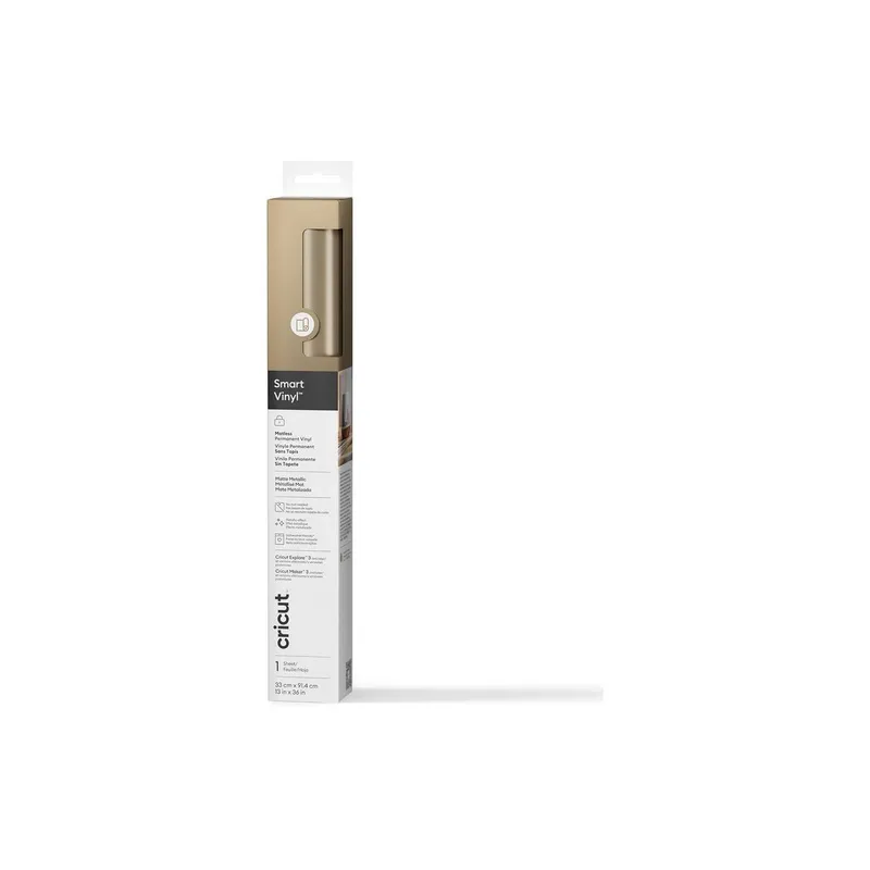 Cricut Vinylfolie Smart Permanent 33 x 91 cm, 1 pieces, Champagner