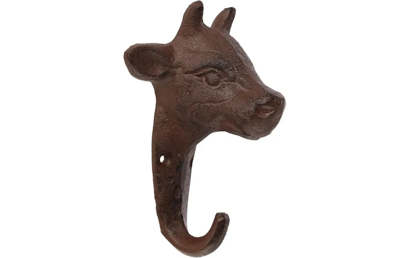 Esschert Design Wandhaken Kuh brown