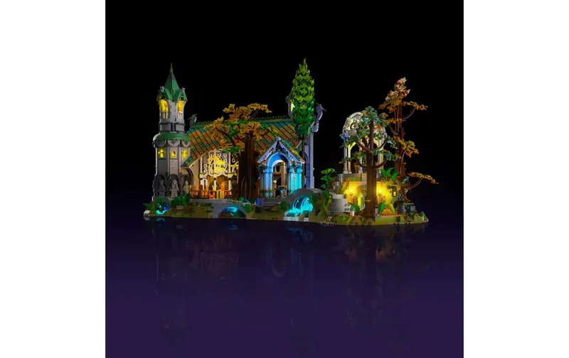 Light My Bricks LED-Licht-Set pour LEGO® Der Herr der Ringe Bruchtal 10316