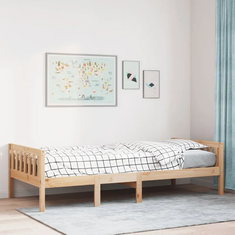 bambiniletto senza materasso 90x200 cm legno massiccio pino