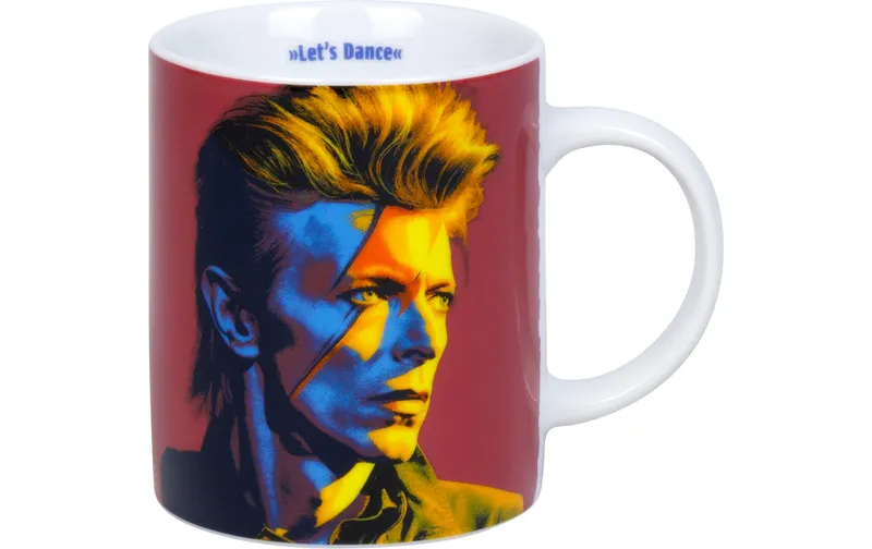 Könitz Universaltasse David Bowie 300 ml, 1 Stück, Mehrfarbig