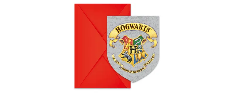 Amscan Geburtstagskarte Harry Potter 6 pièces
