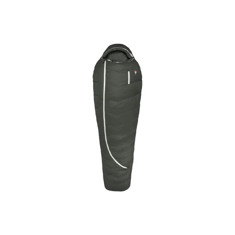 Grüezi Bag Schlafsack DownWool Summer 2.0 -3 °C 185 cm, Schwarz