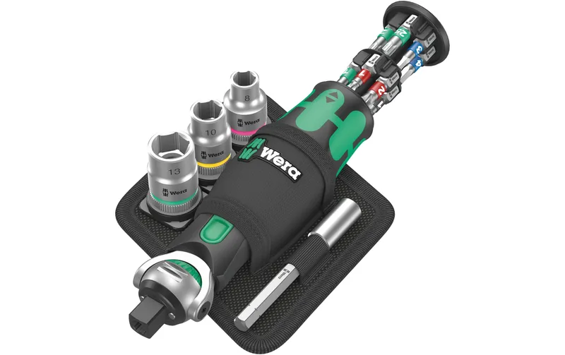 Wera Ratschen-Set 8009 Zyklop Pocket Set 2, 18-teilig