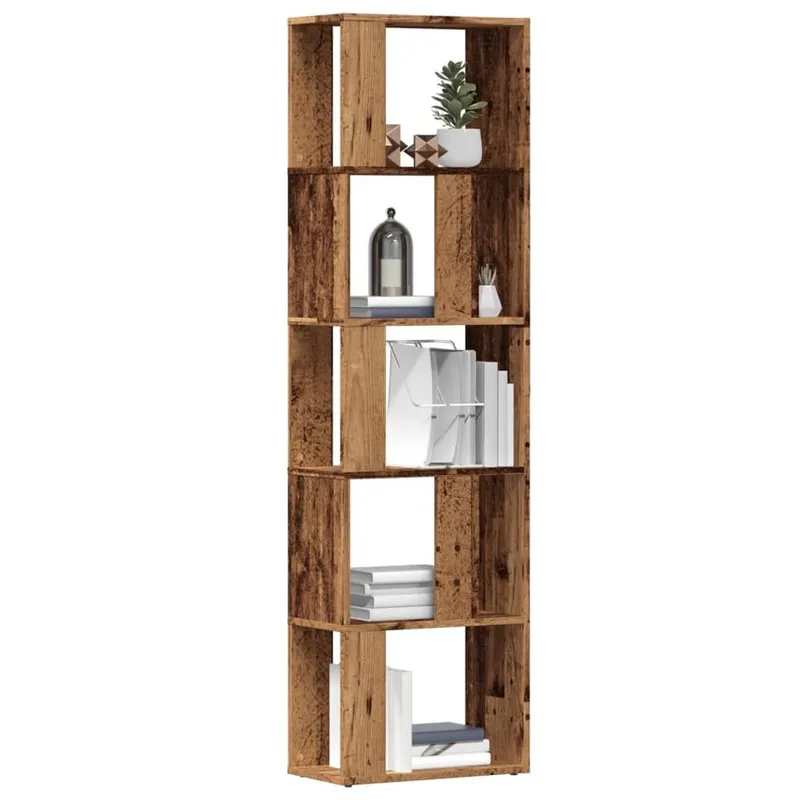Bücherschrank Altholz-Optik 45x24x159 cm derivato del legno
