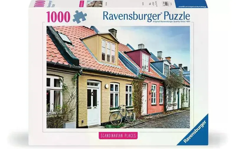 Ravensburger Puzzle Häuser in Aarhus, Dänemark