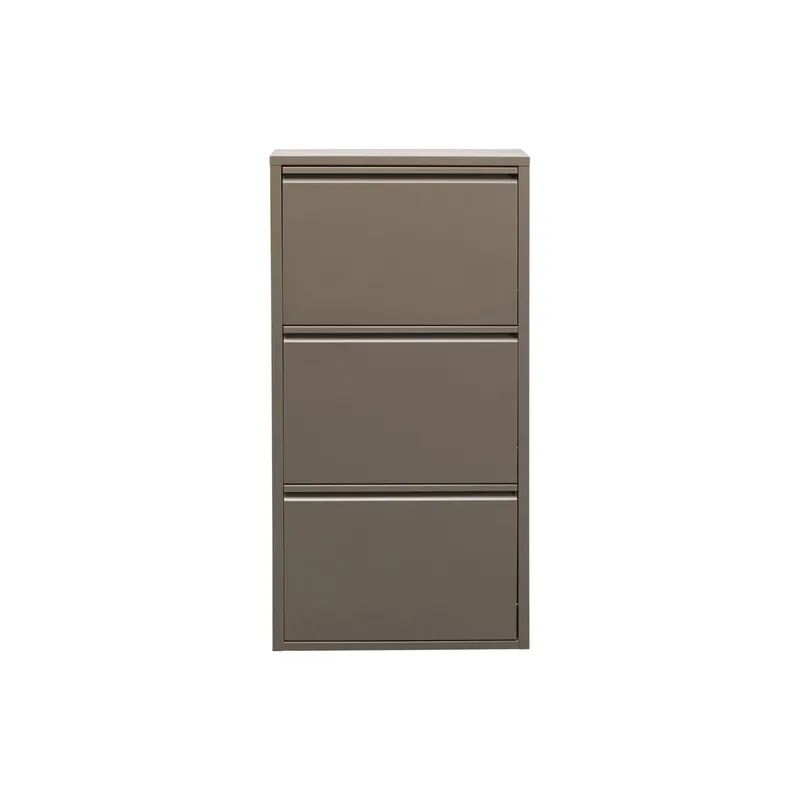 Kare Schuhschrank Caruso 3-er, 50 x 103 cm, brun