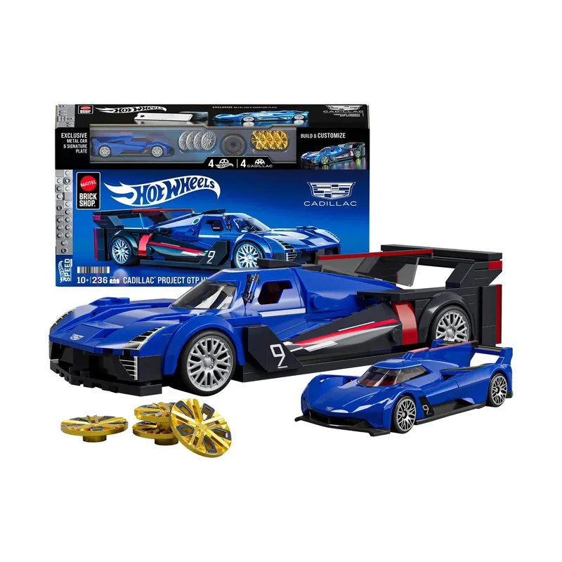 Mega Construx Hot Wheels Mattel Brick Shop Cadillac Project GTP Hypercar