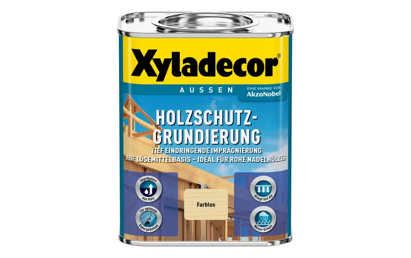 Xyladecor Holzschutz-Grundierung, Lösemittelbasis, 750 ml