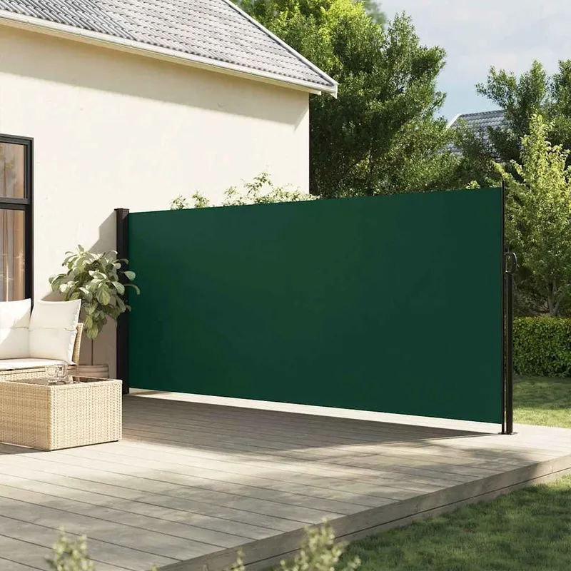 tenda laterale Ausziehbar Dunkelgrün 180x300 cm