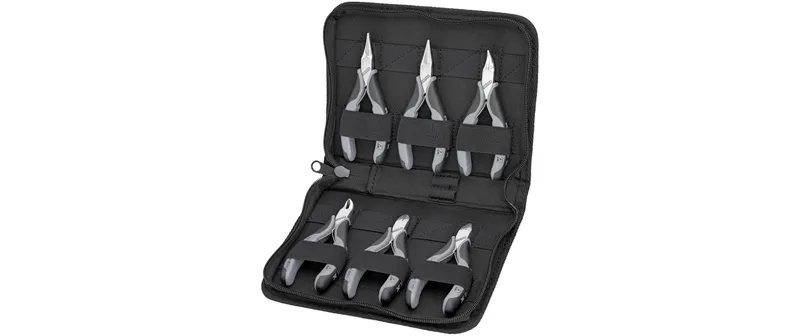 Knipex Elektronikzangen-Set, 6-teilig