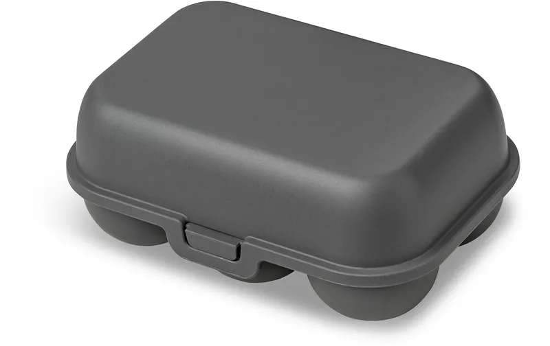 Koziol Eierbox To Go mini 17 cm x 11.8 cm, grey