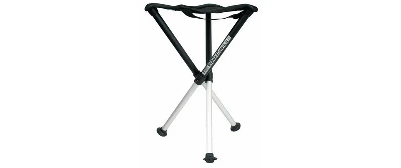 Walkstool Dreibeinhocker Comfort 55 cm nero/Silber