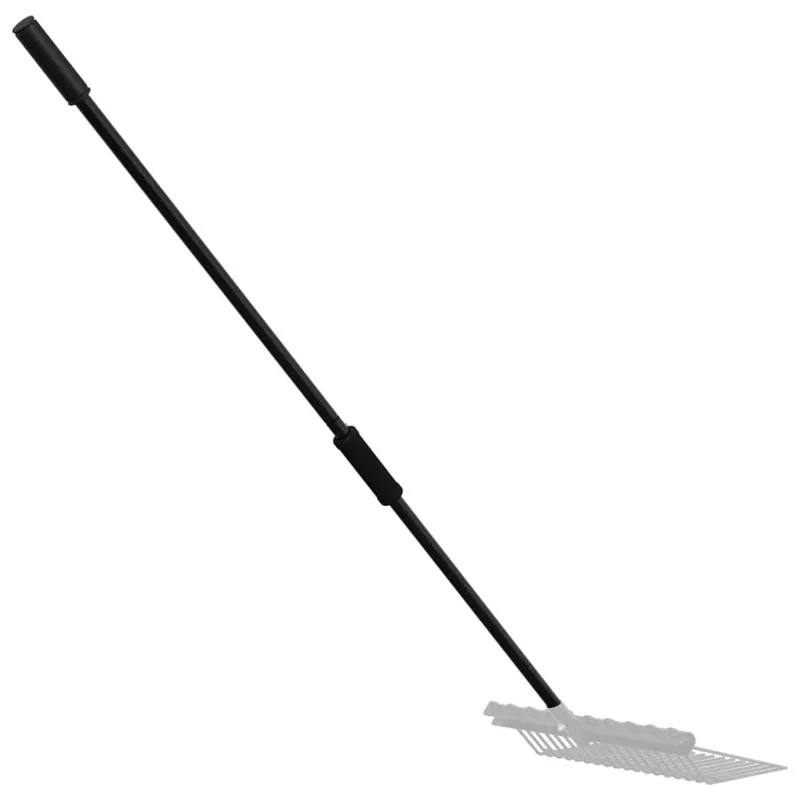 Heugabel-Stiel Ø3,5x127,5 cm black Stahl